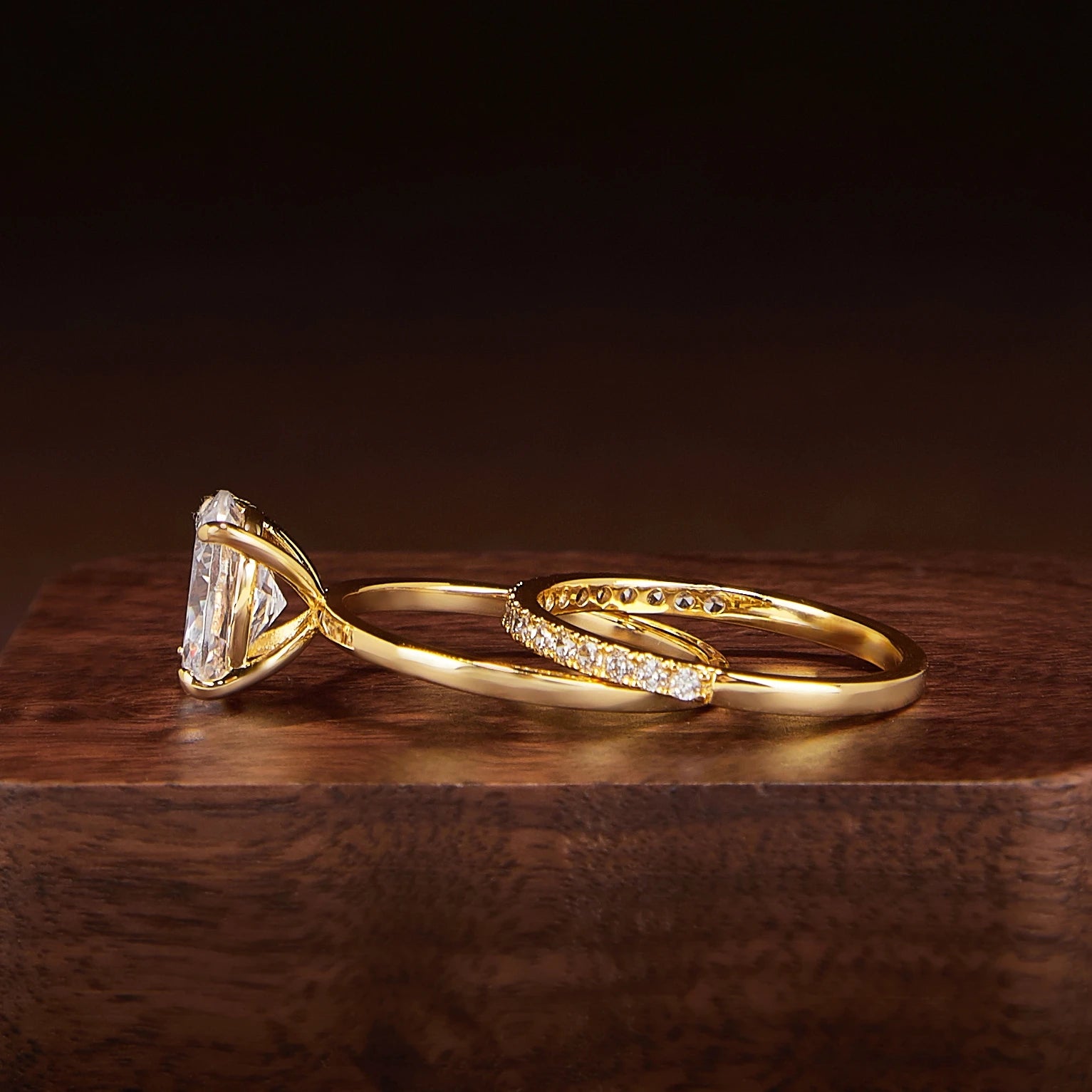 Classic Oval Cut 925 Silver Moissanite Engagement Ring