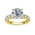 AnuJewel 4.3cttw D Color Moissanite Engagement Rings