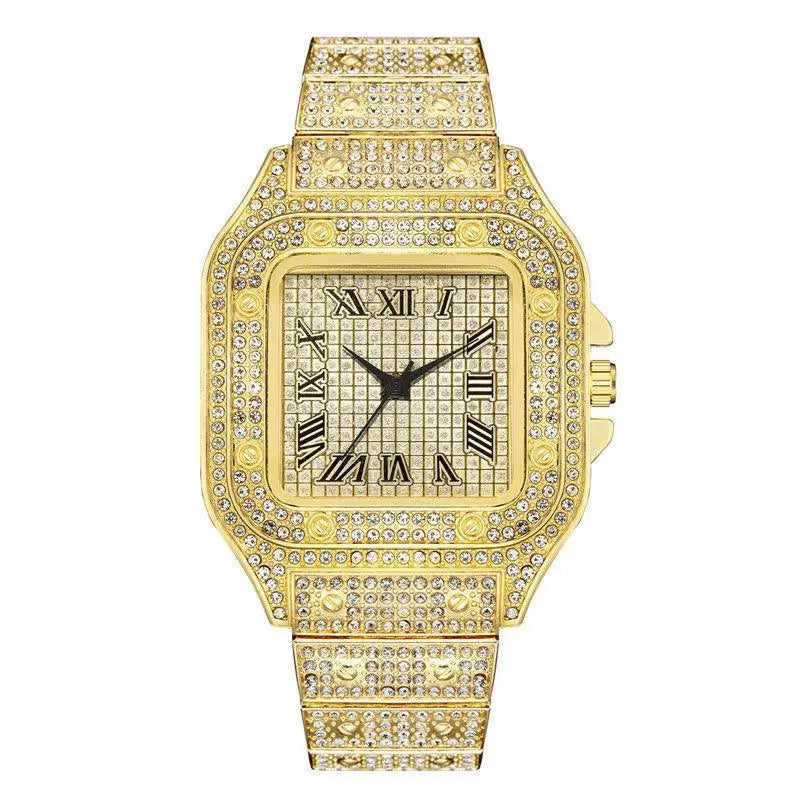 TVK Rectangle Quartz Watch – Stainless Steel Bracelet Watch for Women & Men | Rose, Silver, Gold