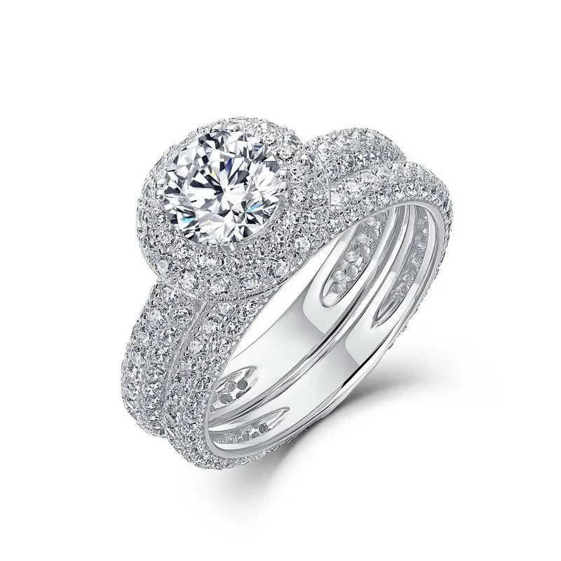 Metis Deluxe Moissanite Band Ring GRA Certificate