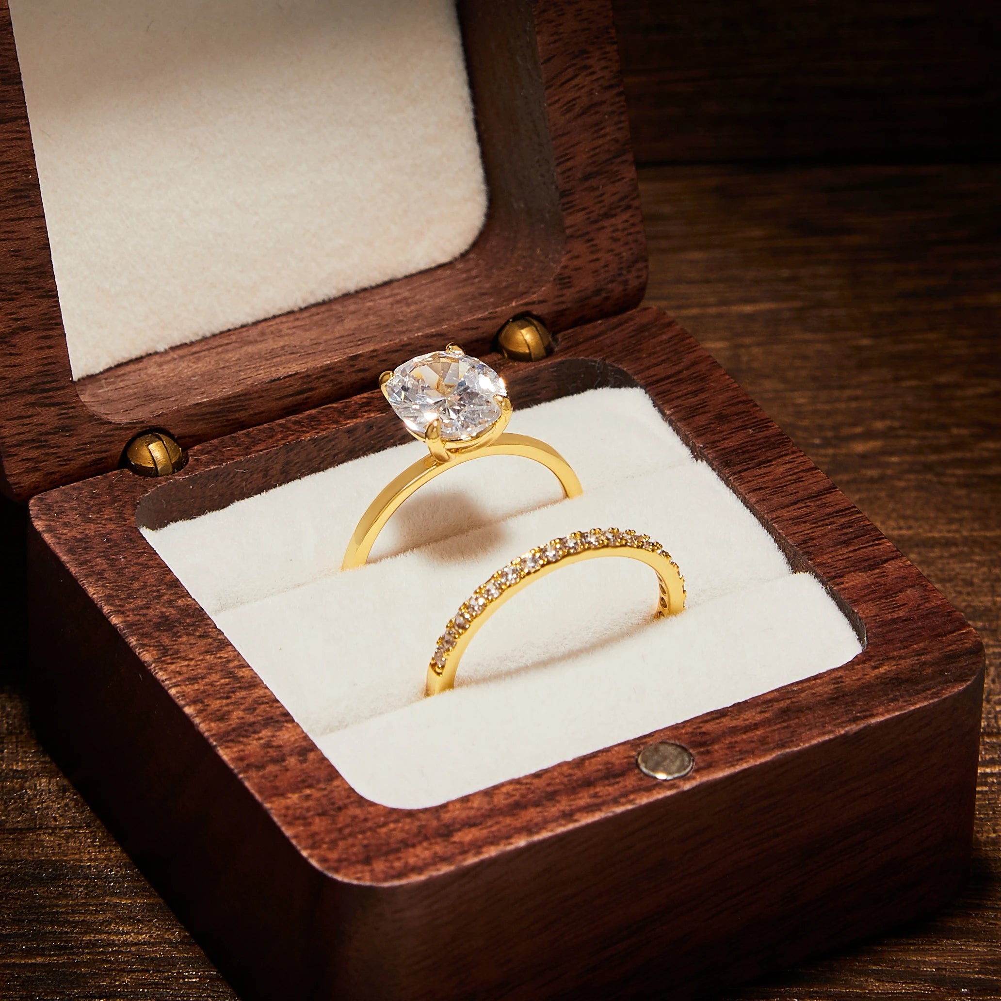 Classic Oval Cut 925 Silver Moissanite Engagement Ring