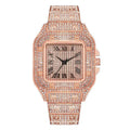 TVK Rectangle Quartz Watch – Stainless Steel Bracelet Watch for Women & Men | Rose, Silver, Gold