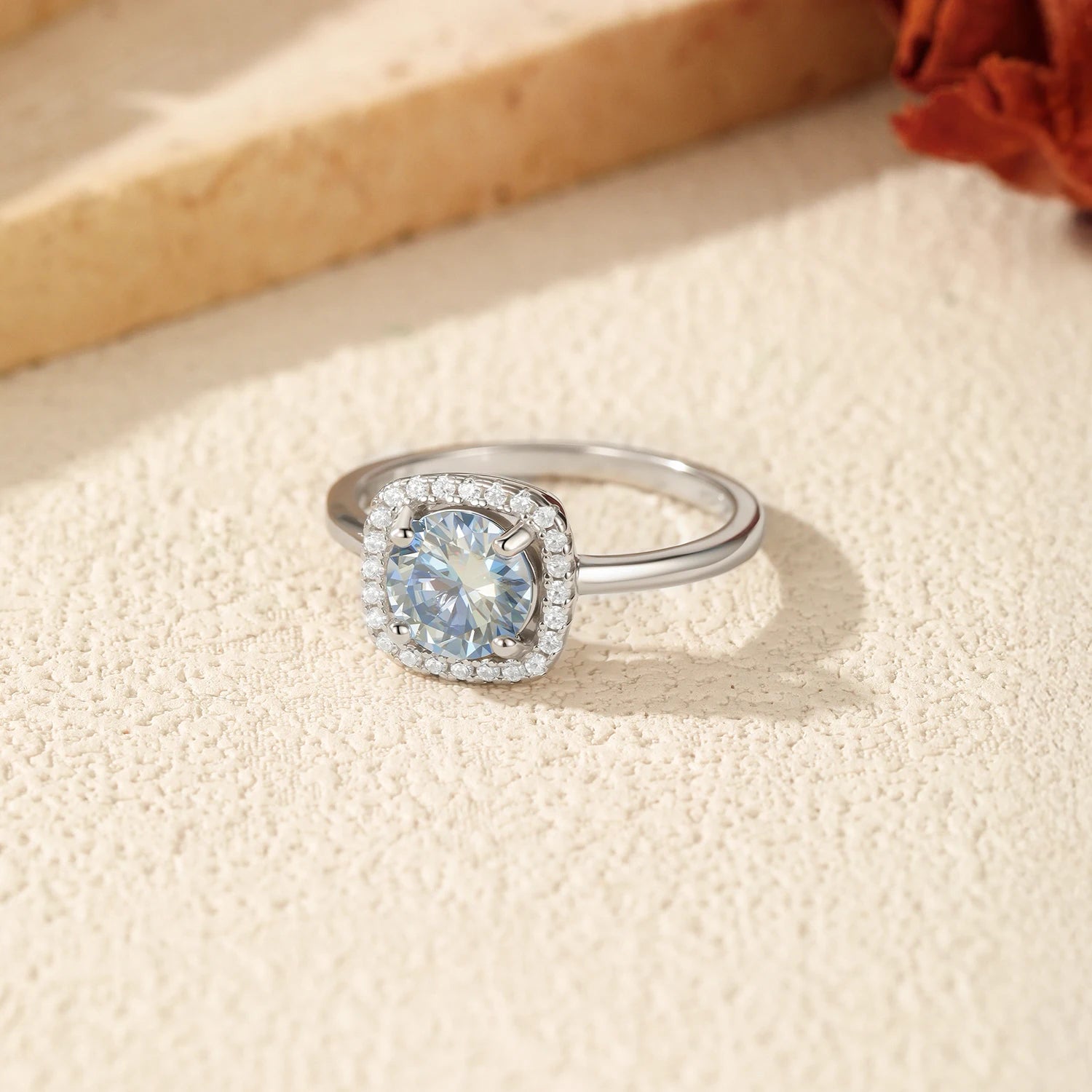 1.0CT D Color VVS1 Moissanite Solitaire Ring | 925 Sterling Silver | Classic Prong Setting