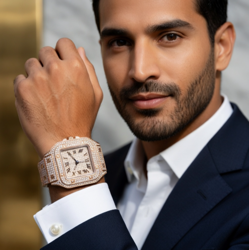 TVK Rectangle Quartz Watch – Stainless Steel Bracelet Watch for Women & Men | Rose, Silver, Gold