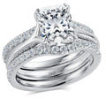 Moissanite 925 Silver Wedding Ring
