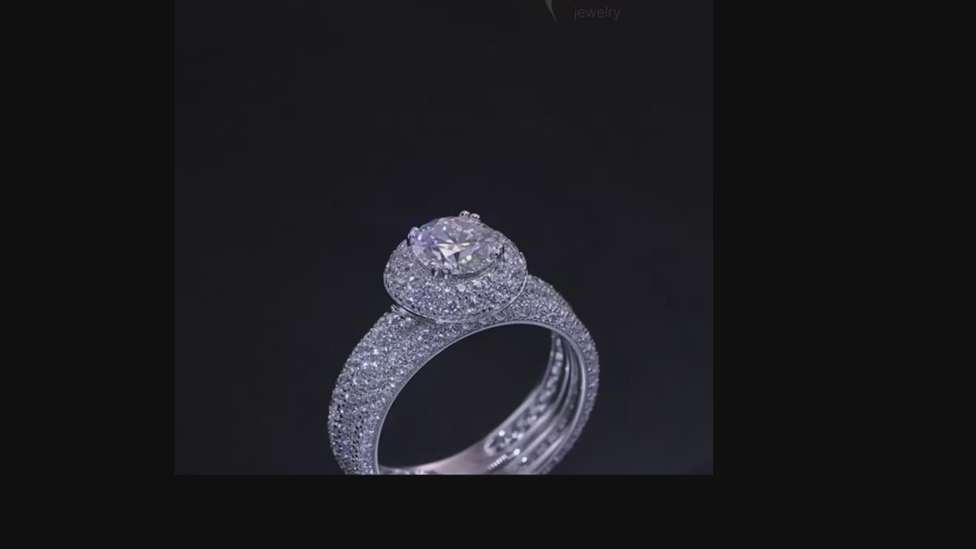 Metis Deluxe Moissanite Band Ring GRA Certificate