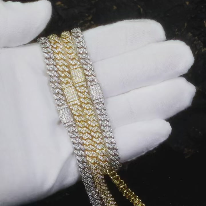 6mm Iced Out Cuban Link Bracelet | Gold & Silver Hip Hop CZ Jewelry